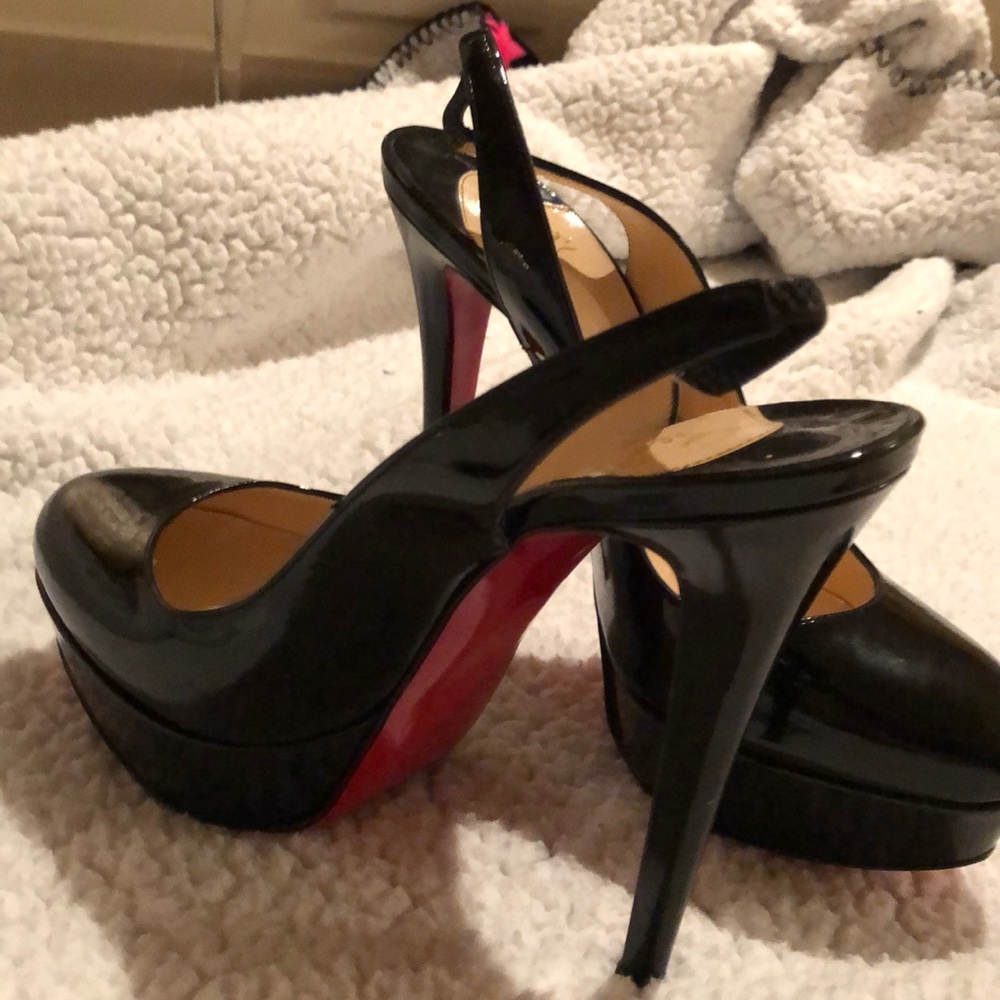 Christian Louboutin sling back pump